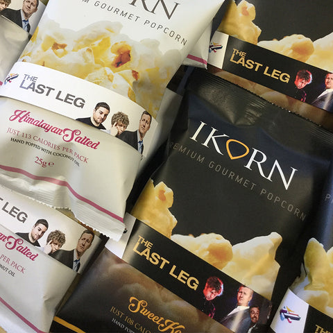 Ikorn Popcorn and The Last Leg on Channel 4